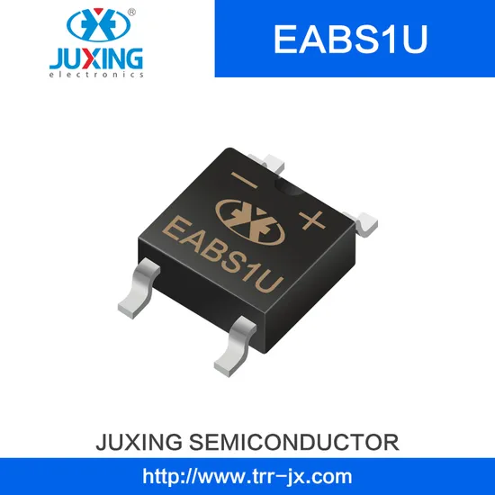 Juxing Eabs1u 100V1a Ifsm35A Vf0.95 Surface Ultra Fast Gpp Mount Bridge Rectifiers with ABS