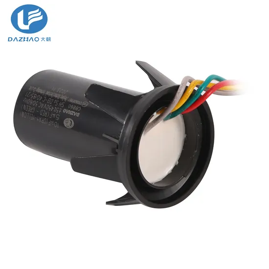 High-Quality Cbb60 with Black Plastic Housing, Capacitor for Washing Machine, Air Conditioner