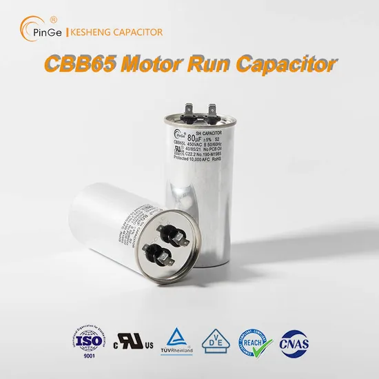 Ks Pinge Oil Type Explosion Proof Twin Core Capacitor Cbb65 450V 45+7.5UF AC Motor Running