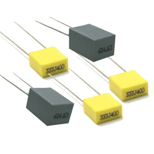 Mini Box Type Metallzied Polyester Film Capacitor 104j250V