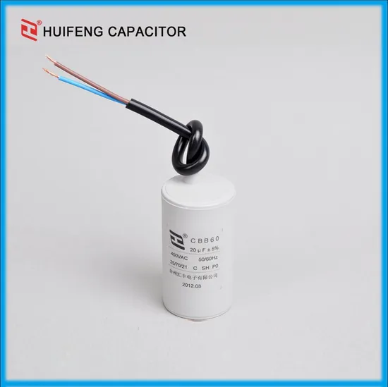 High Performance Cbb60 20UF 450VAC Run Capacitor with Cable in Factory Price