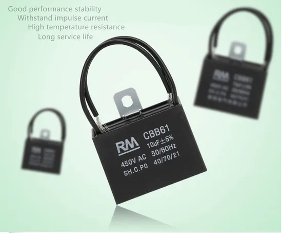 10UF Cbb61 AC Motor Capacitor Fan Capacitor