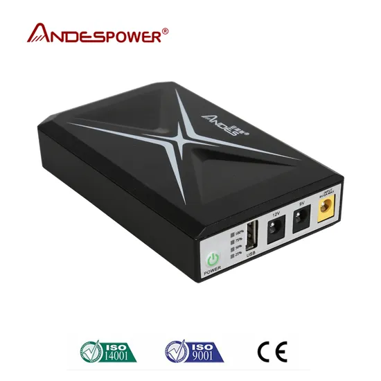 Andes DC Mini UPS 10400mAh Battery Output Voltage for WiFi Route