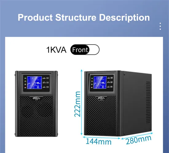 Online Single Phase UPS Real-Time Dual Conversion Pure Sine Wave Output