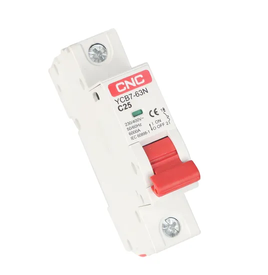 Ycb7-63n Series 6ka 230/400V AC MCB 25A 32A 63A Electric Miniature Circuit Breaker
