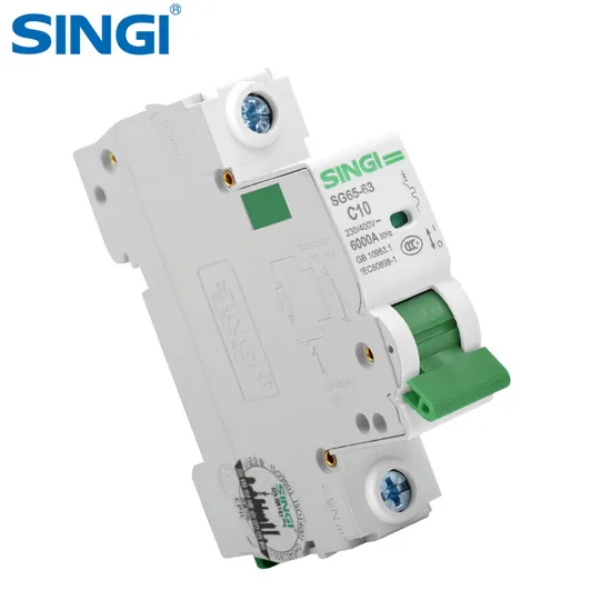 6ka Singi Air Price Overload Protection Electrical MCB Miniature Circuit Breaker