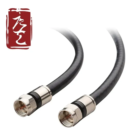 PE PVC RF Coaxial Cable CATV Cable RG6 Copper CCA CCS