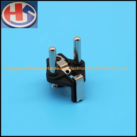 2 Pin French Type 4.8mm Electrical Pin Insert Plug