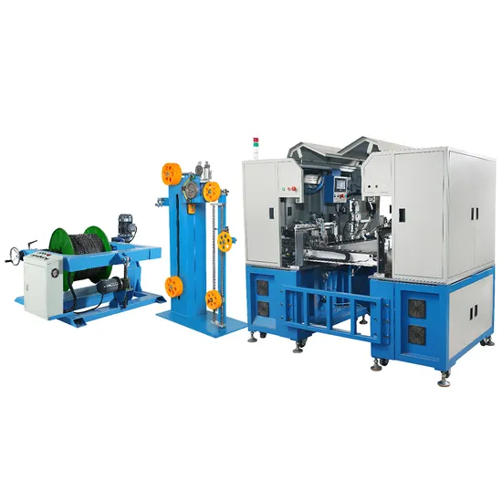 Automatic Two Core Flat Wire Cutting, Stripping and Crimping Machine