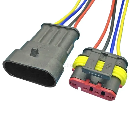 Car Waterproof AMP Male and Female Plug 1 2 3 4 5 6 Pin Holes Housing Terminals Automotive Connector