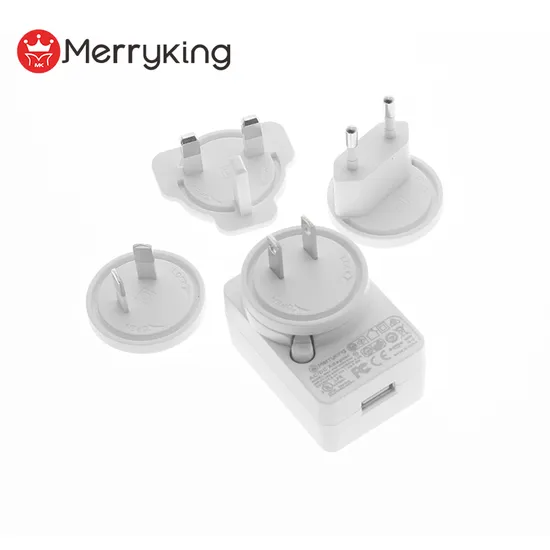 Universal All-in-One Interchangeable Us Au EU UK AC Plug 5V 2A 2.5ausb Output Travel Charger CE FCC SAA Kc UL CB Certificate