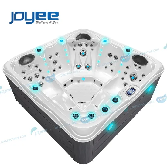 Joyee Acrylic Garden 5person Family Whirlpool Outdoor Massage SPA Jacuzzis