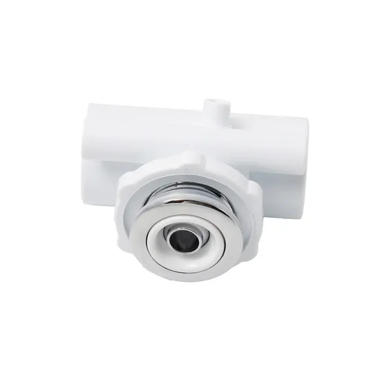 Cost-Effective Whirlpool Air SPA Jet Air Jet Nozzle Bubble Jet for Bathtub & Hot Tub Chrome + White