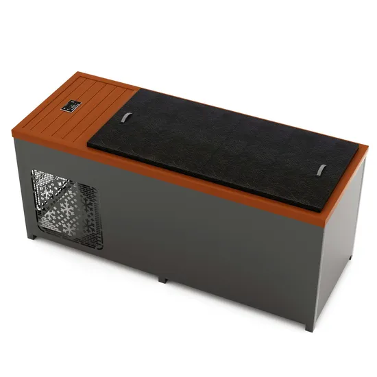 Outdoor Wooden Cold Plunge Tub Ice Bath with Athlete Fitness Recovery Chiller
