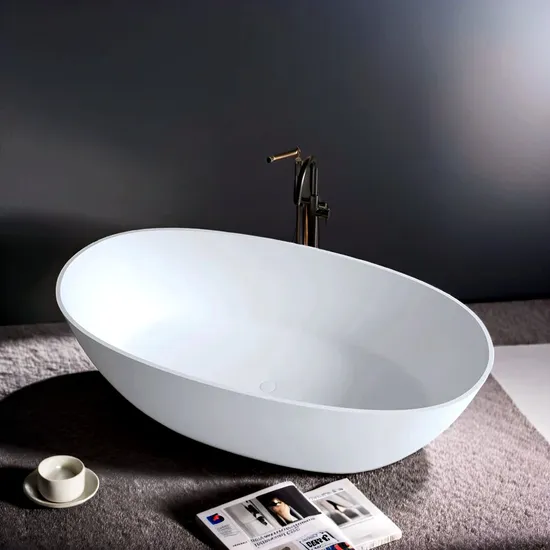 Artificial Stone Bathtub Acrylic Bath Tub Freestanding Bathtub Soaking Bathtub