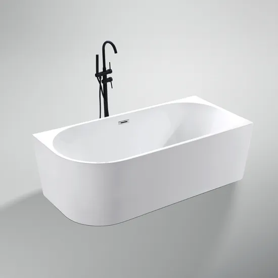 Luxury Freestanding Bathtub Indoor Acrylic Bathroom Soaking Corner Bath