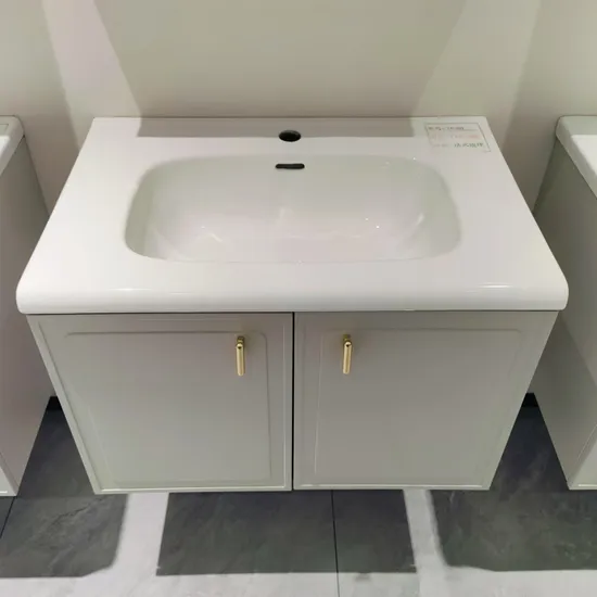 70cm Unique Designed Arc-Shaped Bathroom Cabinet Wash Basin Ceramic Wash Basin