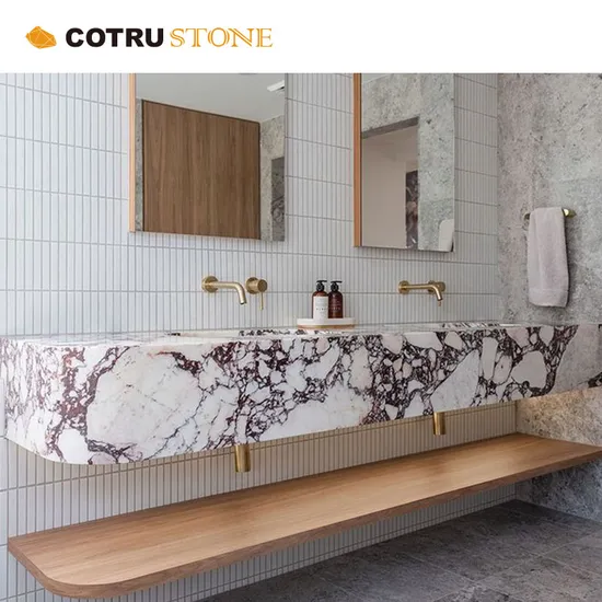 Bathroom Marble Vanity Sink Unique Design High Quality Natural Stone Wash Basin