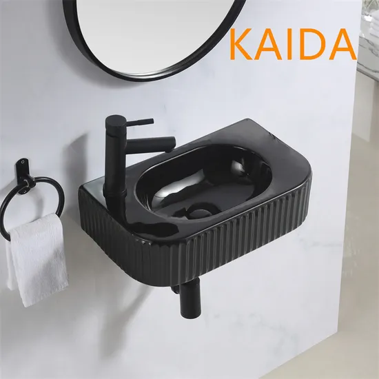Russia Wall Hung Hand Ceramic Basins Wall Mounted Ceramic Smalll Size Wash Hand Basin with Cheap Price