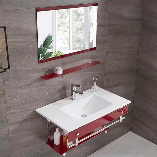 Hot Selling Decor Home Bathroom Wholesale Vanity Basins Wall Mounted Cabinet with Cosmetic Mirror