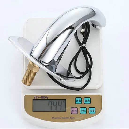 Brass Chrome Plated Touch-Free Infrared Sensing Automatic Basin Faucet