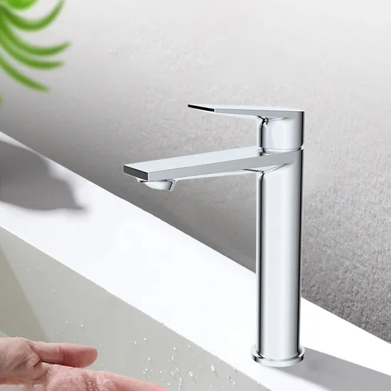 Iron Horse Bathroom Triangle Brass Hot and Cold Faucet Fashionable Washbasin Faucet Soft Bubble High Water Output
