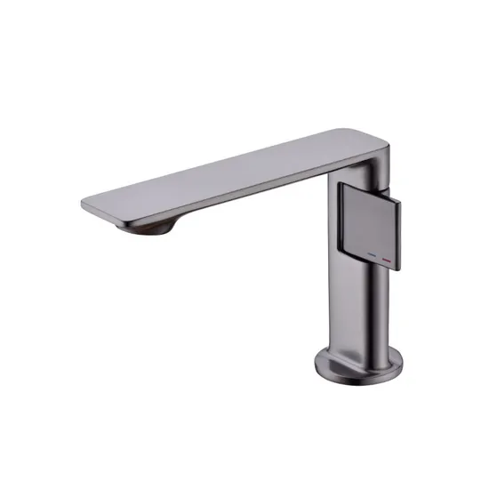 Grey Brass Torneira Robinet Hot And Cold Water Wasserhahn Bathroom Basin Faucet