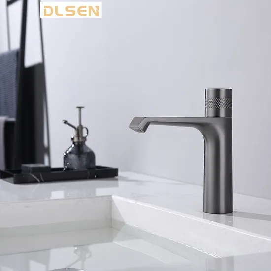 High Quality Unique Design Water Saver Gun Metal Grey Faucet Basin Tap
