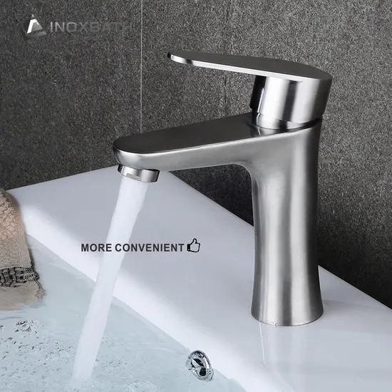 Stainless Steel Taps Washing Faucet Wash Tap Hand Water Mixer Basin Faucets