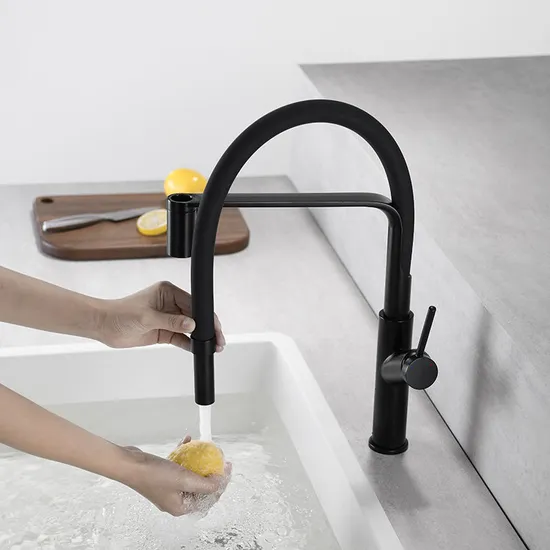 Elegant Pull-out Kitchen Faucet with Modern Design for Sinks
