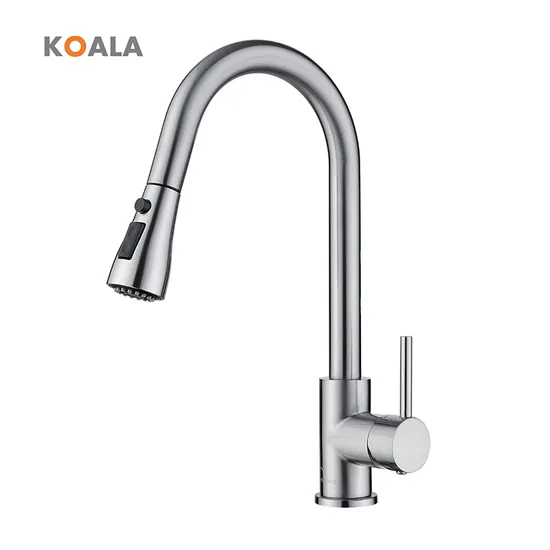 High Quality Stainless Steel Modern Sink Kitchen Mixer Taps Black Pull out Faucet