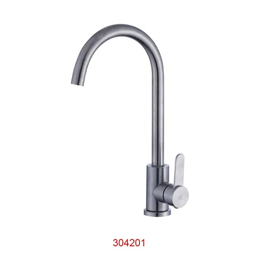 Wholesale Cheap 304 Stainless Steel Mixers Taps Sink Kitchen Faucet
