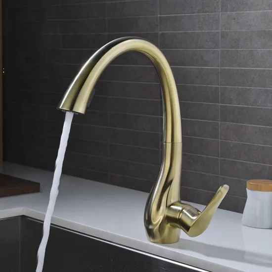 Aquacubic Luxury Basin Mixer Brass Body Faucet Water Tap Swan Shape Faucet
