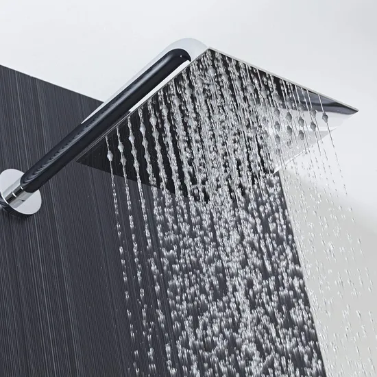 China Factory Cupc Watermark Bathroom Rainfal Stainless Steel Water Saving Ceiling Square Rain Shower Head