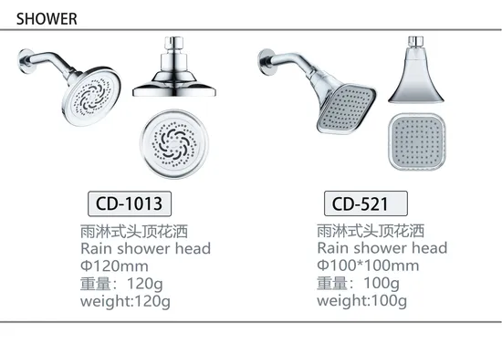 Waterfall Design Plastic Bathroom Shower Head CD-1013&521