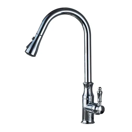 High-Quality Flexible Pull out Zinc Body Kitchen Faucet