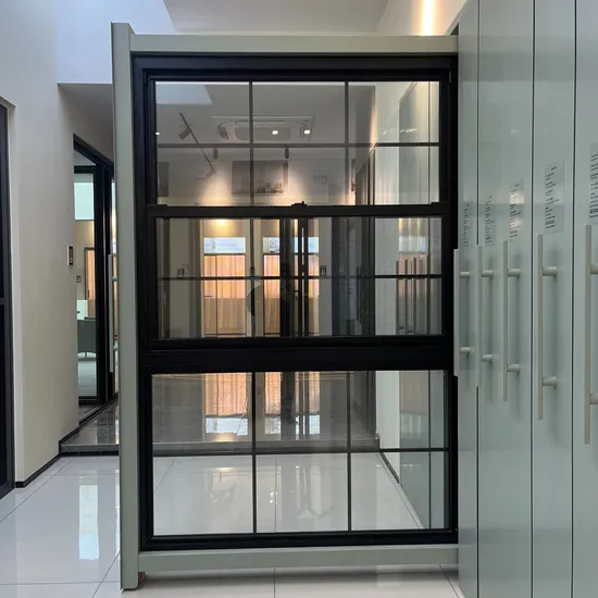 Villa Waterproof Bifold Door Entry Window Casting Aluminum Exterior Front Windows