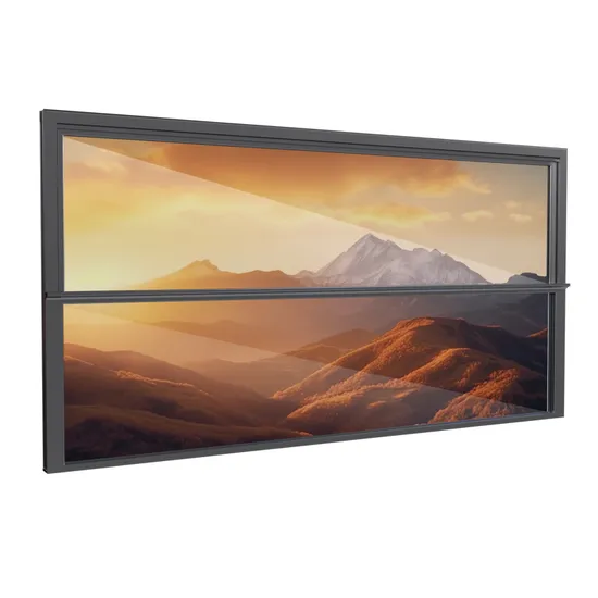 Multi-Layer Laminated Glass Sensor Vertical Lifting Aluminum Alloy Window Automatic Balcony Floor-to-Ceiling Window