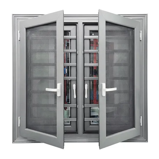 Factory Price Customizable Double Glazed Metal Aluminium Casement Windows with Screen