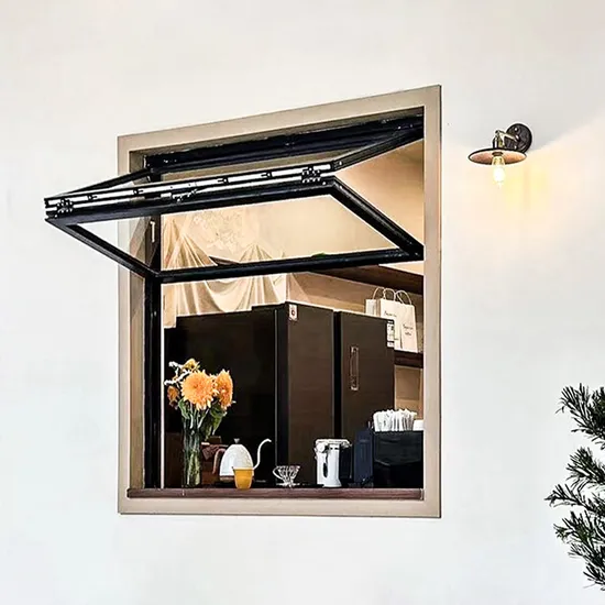 Gedeli Anti-Theft Insulation Against Impact Double Glass Cafe Home Smart Folding Aluminium Windows
