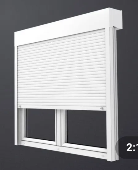 CE ISO9001 Aluminium Monoblock Casement Sliding Window with Electric Manual Roller Shutter