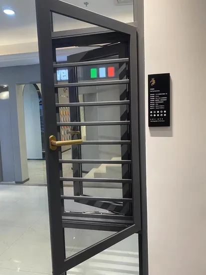 Elegant Aluminum Alloy Casement Windows with Thermal Break Security Bars Pull-Down Screens High-End Hardware