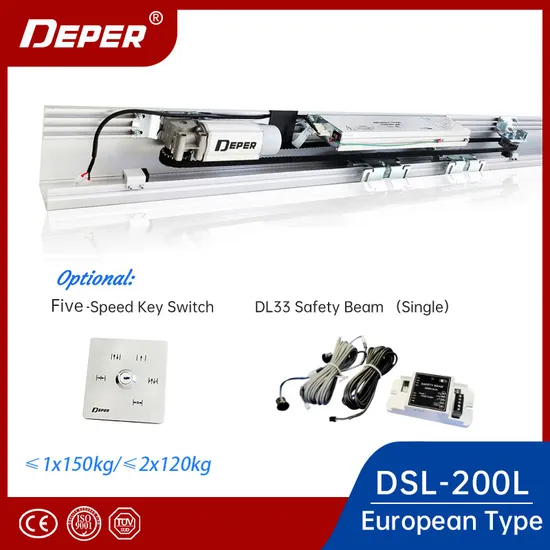 European 200L Remote Control Interior Sensor Glass Sliding Door Automatic Door Operators