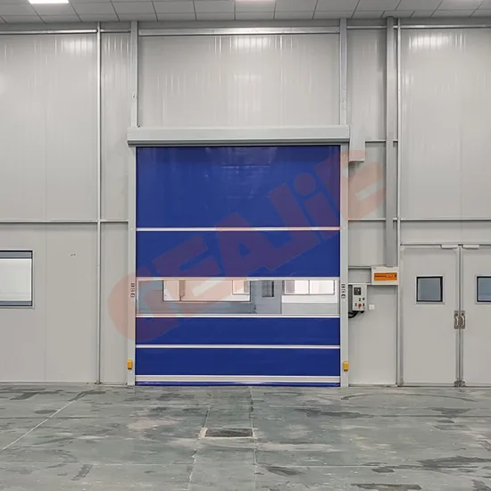 Food Factory Automatic High Speed PVC Rapid Roller Shutter Door