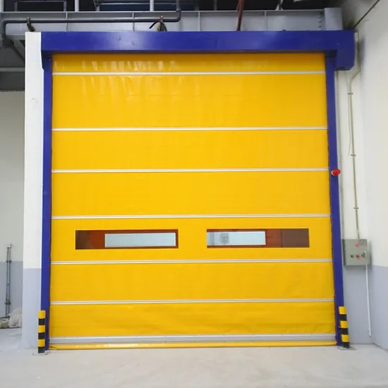 PVC Fabric High Performance High Speed Rolling Door (HF-1073)