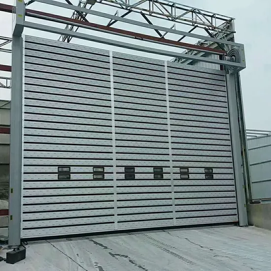 Industrial Roller Shutter Door Automatic Aluminum High Speed Door Aluminum Spiral Door Security Fast Rolling Door Fast Warehouse Door Fast Garage Door Price