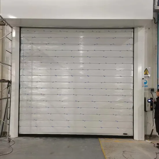 Streamlined Hard Metal High Speed Roll Door for Space-Saving Solutions