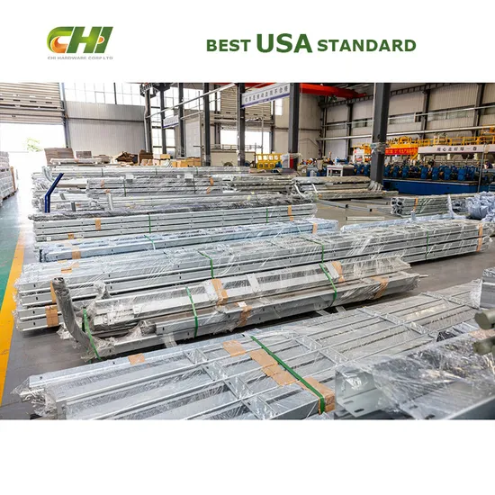 Vertical Horizontal Automatic Sectional Garage Door Motor Mounting Rail Double Tracks Rollers Garage Door Opener T Rail