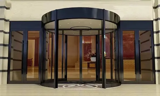 Hotel Entry Full Glass Revolving Door Automatic Revolving Door for Supermarket