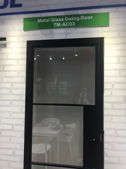 Kinmade New Metal Glass Swing Door